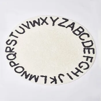 Round Cotton Carpets Washable Children's Bedroom Rugs Home Decorate Floor Mat 26 Letters Game Mats Tent Pads
Round Cotton Carpets Washable Children's Bedroom Rugs Home Decorate Floor Mat 26 Letters Game Mats Tent Pads