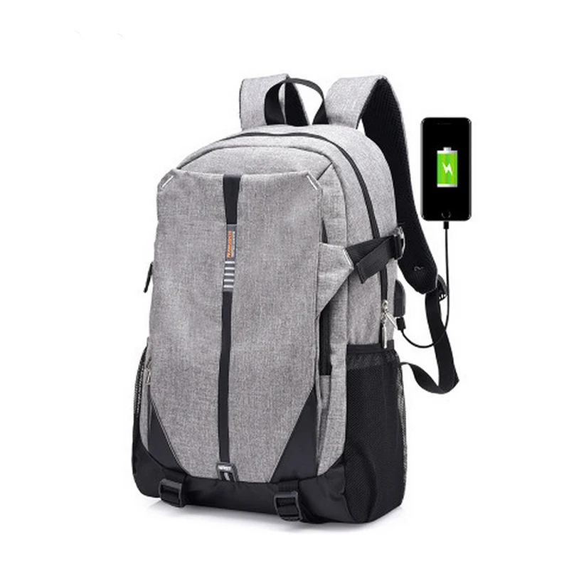 Image Canvas Men Backpack Women High School Bags for Teenage Girls Book Bag Boys Backpack Male USB Schoolbag Backpacks Laptop