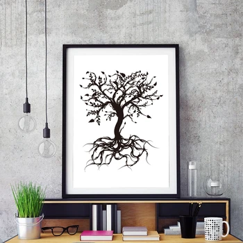 Tree Of Life Canvas Prints and Poster Wall Art Canvas Painting Modern Abstract Black White Picture for Living Room Home Decor
Tree Of Life Canvas Prints and Poster Wall Art Canvas Painting Modern Abstract Black White Picture for Living Room Home Decor