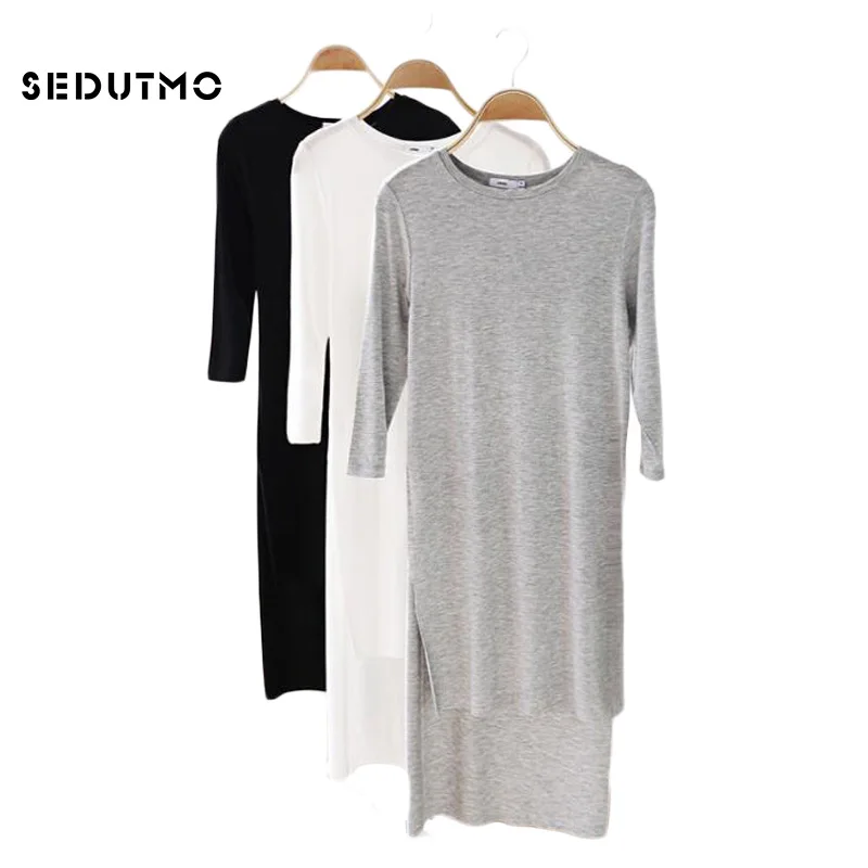 SEDUTMO 2018 Spring Plus Size 3XL T shirt Dress Women Midi Summer Modal Basic Dresses Short Sleeve Sexy Party Beach Dress ED082
SEDUTMO 2018 Spring Plus Size 3XL T shirt Dress Women Midi Summer Modal Basic Dresses Short Sleeve Sexy Party Beach Dress ED082