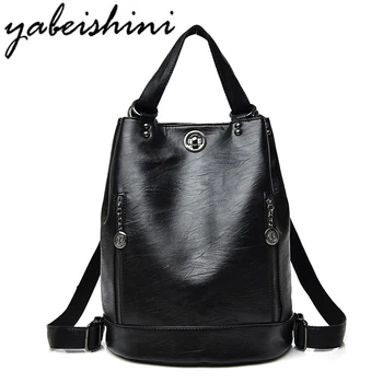 YABEISHINI Fashion Women Backpack High Quality Dual-use Leather Backpacks for Teenage Girls Female School Shoulder Bag Bagpack
YABEISHINI Fashion Women Backpack High Quality Dual-use Leather Backpacks for Teenage Girls Female School Shoulder Bag Bagpack