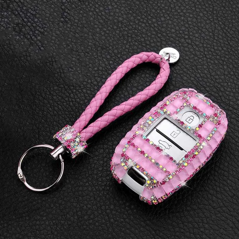 Car Key Case Shining Crystal Diamond Key Shell Cover Protect for Kia Rio Sportage 2016 Ceed Sorento Cerato Picanto K2 K3 K5 Gift
Car Key Case Shining Crystal Diamond Key Shell Cover Protect for Kia Rio Sportage 2016 Ceed Sorento Cerato Picanto K2 K3 K5 Gift