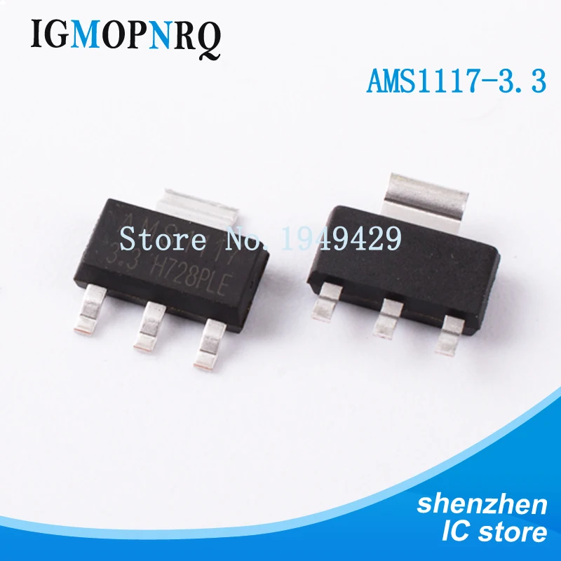 50pcs free shipping AMS1117-3.3 AMS1117 3.3V 1A SOT-223 Voltage Regulato new original
50pcs free shipping AMS1117-3.3 AMS1117 3.3V 1A SOT-223 Voltage Regulato new original