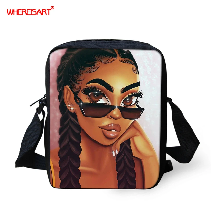 WHEREISART Africa Princess Girl Women Handbags Women Messenger Bags Flap Crossbody Bag Cute Shoulder High Quality Small Purse
WHEREISART Africa Princess Girl Women Handbags Women Messenger Bags Flap Crossbody Bag Cute Shoulder High Quality Small Purse