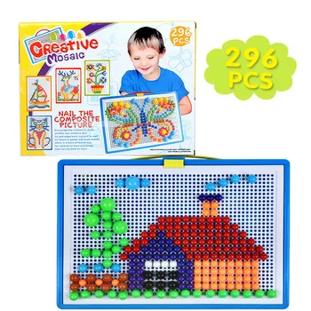 Mushroom Nail Toy 296 Pieces of Collage Board Combination Puzzle Education Section Children's Toys 3D Toys Tangram/Jigsaw Board
Mushroom Nail Toy 296 Pieces of Collage Board Combination Puzzle Education Section Children's Toys 3D Toys Tangram/Jigsaw Board