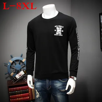 2018 plus Size 8XL Spring Autumn Classic Men Round Collar T Shirt Casual Long Sleeve Men High Quality Slim Fit Cotton Tops Tees
2018 plus Size 8XL Spring Autumn Classic Men Round Collar T Shirt Casual Long Sleeve Men High Quality Slim Fit Cotton Tops Tees