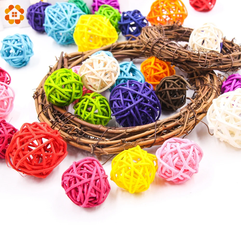 15PCS Rattan Ball 3cm/4cm/5cm Mixed Size Round Shape Sepak Takraw For Christmas Birthday Party & Home Wedding Party Decoration
15PCS Rattan Ball 3cm/4cm/5cm Mixed Size Round Shape Sepak Takraw For Christmas Birthday Party & Home Wedding Party Decoration