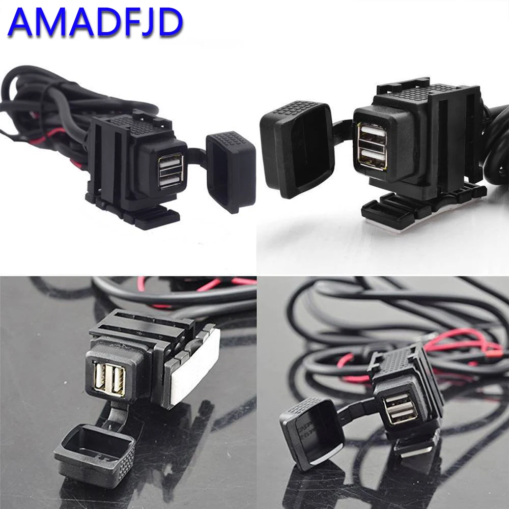 Motorcycle 12V Portable Car Motorcycle Power Ports 2 USB Charger Socket Waterproof Led Light Voltmeter Pit Bike Accessories
Motorcycle 12V Portable Car Motorcycle Power Ports 2 USB Charger Socket Waterproof Led Light Voltmeter Pit Bike Accessories