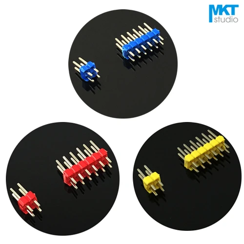 100Pcs 5 Color 2.54mm Pitch Double Row PTH Male Pin Header For Arduino 2x2P 2x3P 2x4P 2x5P 2x6P 2x7P 2x8P 2x9P 2x10P
100Pcs 5 Color 2.54mm Pitch Double Row PTH Male Pin Header For Arduino 2x2P 2x3P 2x4P 2x5P 2x6P 2x7P 2x8P 2x9P 2x10P