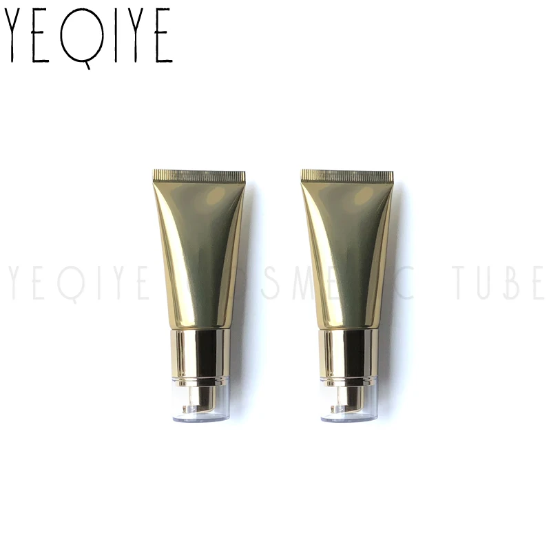 10PCS 40ML Gold Aluminum Plastic Squeeze Bottle 40g BB Cream Sunscreen Cream Foundation Refillable Soft Tube Cosmetic Bottles
10PCS 40ML Gold Aluminum Plastic Squeeze Bottle 40g BB Cream Sunscreen Cream Foundation Refillable Soft Tube Cosmetic Bottles