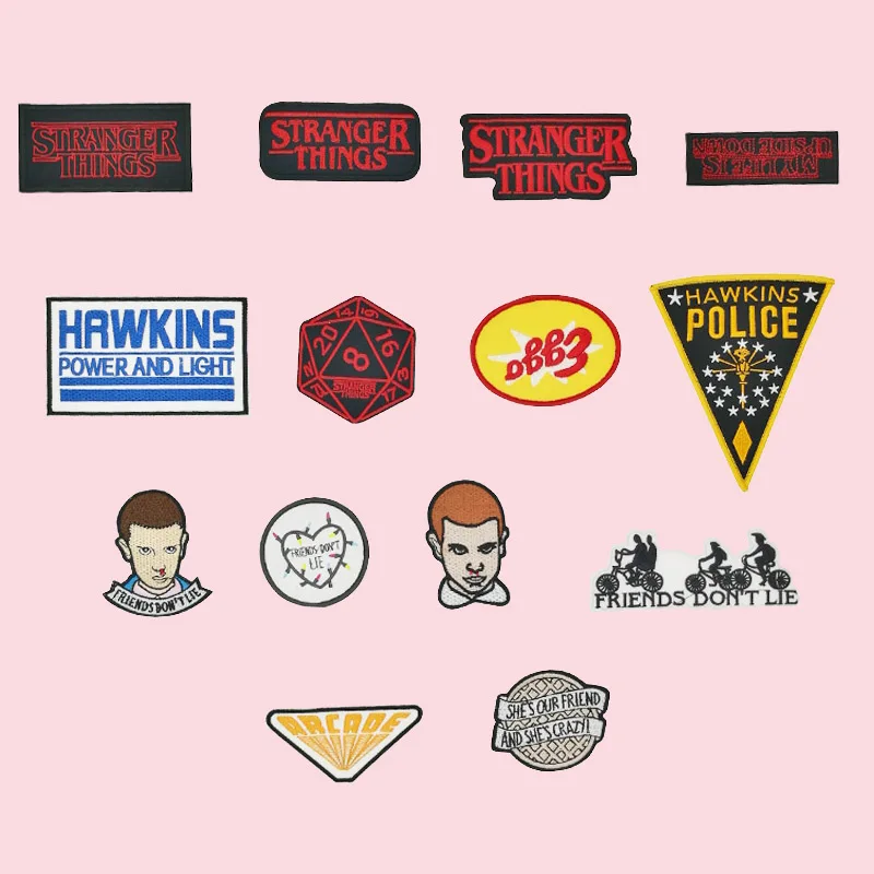 Stranger Things Inspired Eggo Logo Hawkins Police Patches TV Movie Film Series Costume Embroidered iron on Costume Cosplay
Stranger Things Inspired Eggo Logo Hawkins Police Patches TV Movie Film Series Costume Embroidered iron on Costume Cosplay