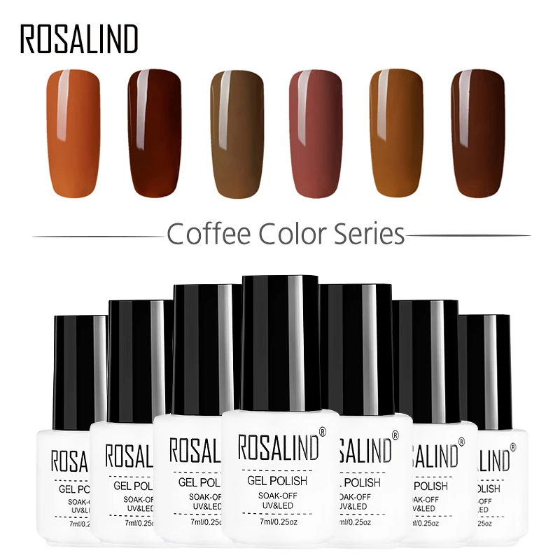 ROSALIND 7ML Coffee Color 2651-2662 Colors Nail Gel Polish Soak-Off UV LED Long-lasting Nail Lacquer Primer Gel Nail Gel Varnish
ROSALIND 7ML Coffee Color 2651-2662 Colors Nail Gel Polish Soak-Off UV LED Long-lasting Nail Lacquer Primer Gel Nail Gel Varnish