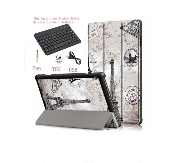Case For Huawei MediaPad T5 10 AGS2-W09/L09/L03/W19 10.1" Smart stand cover forhonor pad 5 Bluetooth Keyboard Tablet+pen
Case For Huawei MediaPad T5 10 AGS2-W09/L09/L03/W19 10.1" Smart stand cover forhonor pad 5 Bluetooth Keyboard Tablet+pen
