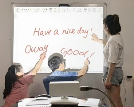 Multi Writing Finger Touch Portable Interactive Whiteboard Electronic USB Smart Board Office Easy Installation | Канцтовары для