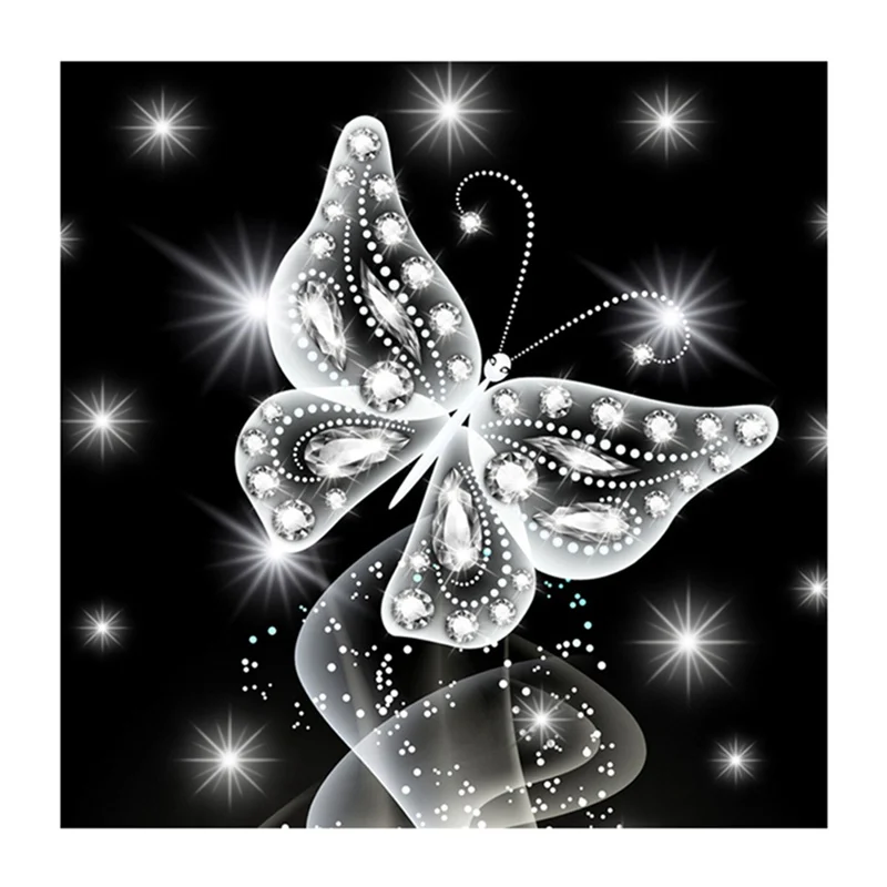 2018 5D DIY Diamond Painting Full Square "Black White Butterfly" Diamond Embroidery Cross Stitch Rhinestone Mosaic Craft Kit
2018 5D DIY Diamond Painting Full Square "Black White Butterfly" Diamond Embroidery Cross Stitch Rhinestone Mosaic Craft Kit