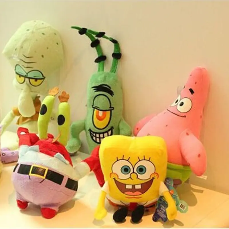 6pcs/lot SpongeBob Patrick Star Plush Animals Doll Toys Christmas Birthday Gift Valentine Gifts Kids Toys
6pcs/lot SpongeBob Patrick Star Plush Animals Doll Toys Christmas Birthday Gift Valentine Gifts Kids Toys