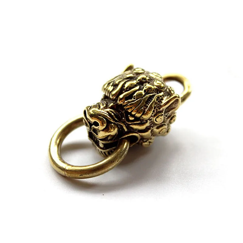 1PC Brass Lion EDC Keychain Pendant Zipper Head Phone Accessories Gear Outdoor Camping Portable Equipement Tourism Tools
1PC Brass Lion EDC Keychain Pendant Zipper Head Phone Accessories Gear Outdoor Camping Portable Equipement Tourism Tools