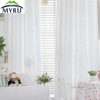 MYRU White color with silver star sheer curtains finished voile curtain for bedroom and living room white tulle curtains
MYRU White color with silver star sheer curtains finished voile curtain for bedroom and living room white tulle curtains