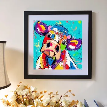 Colorful Bull Cow Diamond Painting Mosaic Picture Diamond Embroidery with Rhinestone Handmade Gift DIY Home Decoration Painting
Colorful Bull Cow Diamond Painting Mosaic Picture Diamond Embroidery with Rhinestone Handmade Gift DIY Home Decoration Painting