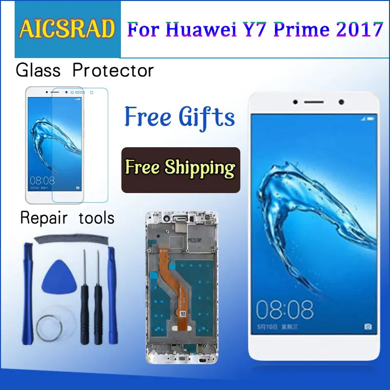 For Huawei Y7 Prime 2017 5.5 inch lcd display touch screen for Nova Lite+ TRT-LX1 Digitizer Assembly Frame with Free Tools
For Huawei Y7 Prime 2017 5.5 inch lcd display touch screen for Nova Lite+ TRT-LX1 Digitizer Assembly Frame with Free Tools