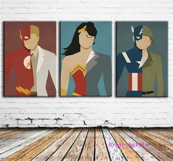 Wonder Woman Captain America Flash 3 Pieces Canvas Painting Print Living Room Home Decor Modern Wall Art Oil Painting
Wonder Woman Captain America Flash 3 Pieces Canvas Painting Print Living Room Home Decor Modern Wall Art Oil Painting