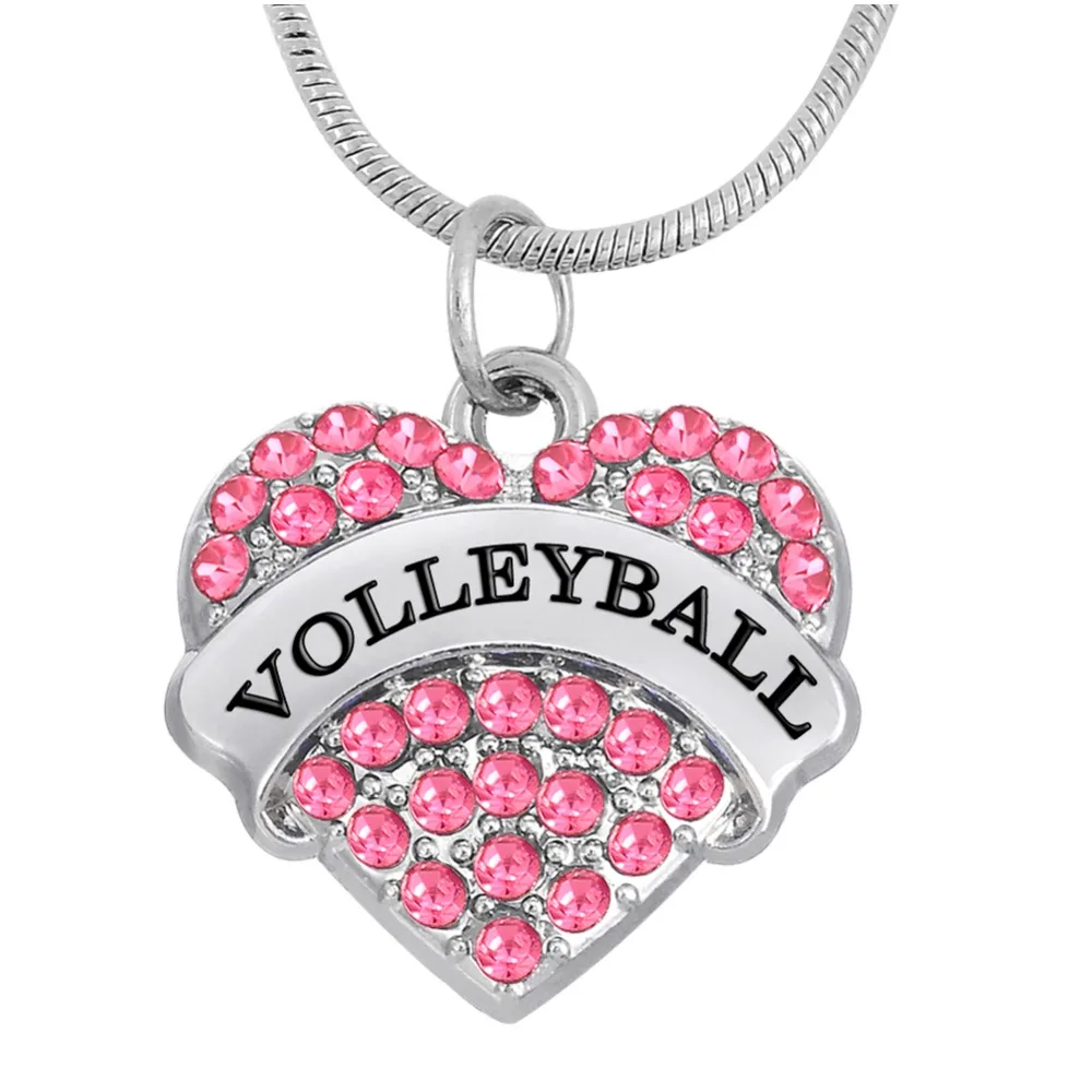 my shape Volleyball Basketball Softball Soccer Dance Crystal Heart Pendant Necklace Sports Jewelry for Women And Girls
my shape Volleyball Basketball Softball Soccer Dance Crystal Heart Pendant Necklace Sports Jewelry for Women And Girls