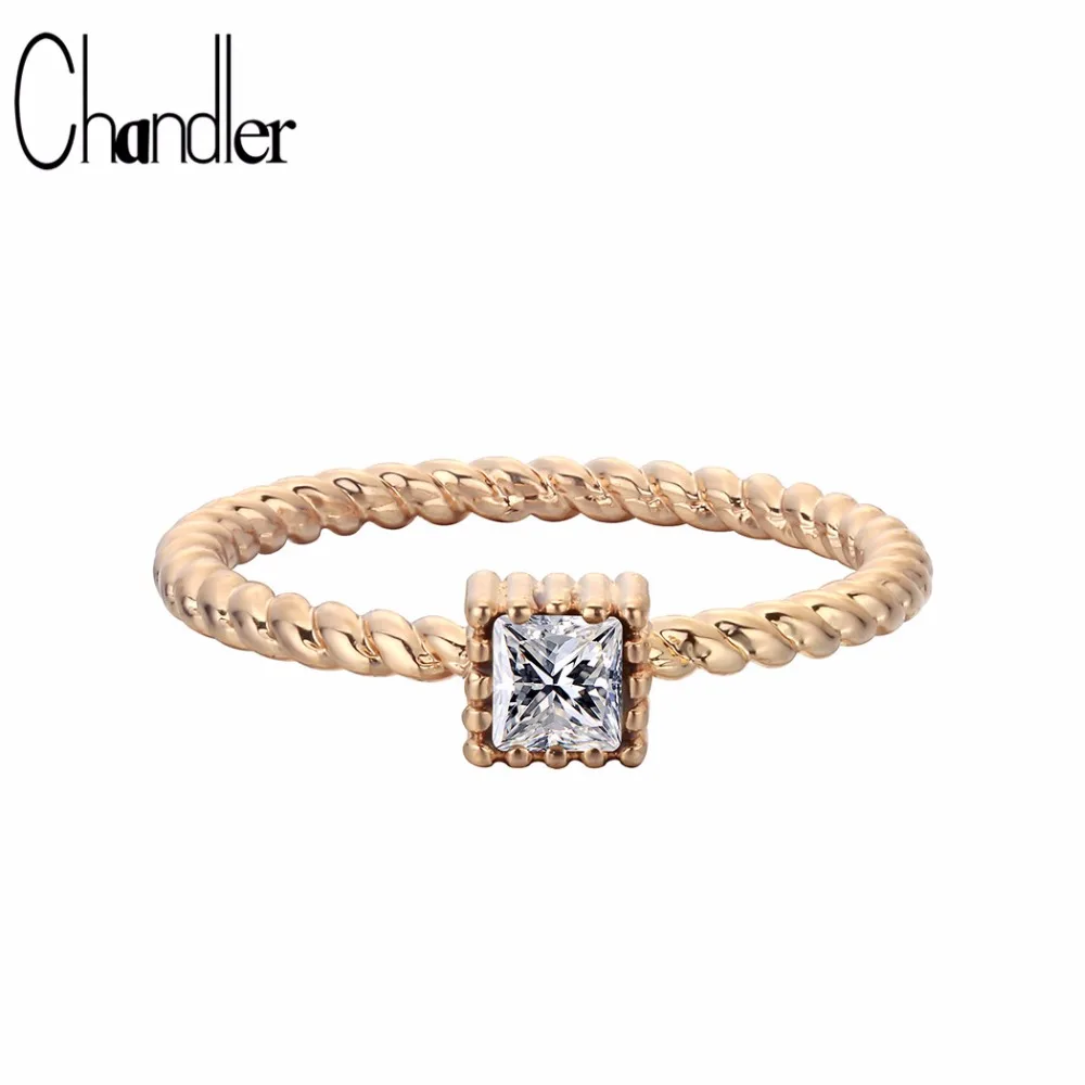 Chandler Square Rings With AAA CZ Inlays Twisted Ring Simplified Minimalist Finger Nail Toe Clear Stone Bague Women Accessary
Chandler Square Rings With AAA CZ Inlays Twisted Ring Simplified Minimalist Finger Nail Toe Clear Stone Bague Women Accessary