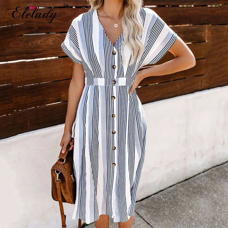 Southpire Shirts Striped Casual Dress Women Spring Autumn V Neck Streetwear Short Sleeve Vinatge dresses Ladies Vestidos
Southpire Shirts Striped Casual Dress Women Spring Autumn V Neck Streetwear Short Sleeve Vinatge dresses Ladies Vestidos