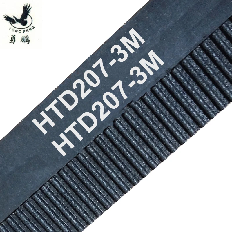 10 pieces/pack HTD3M timing belt length 207mm teeth 69 width 9mm rubber closed-loop 207-3M-9 207 HTD 3M 9 pulley CNC machine
10 pieces/pack HTD3M timing belt length 207mm teeth 69 width 9mm rubber closed-loop 207-3M-9 207 HTD 3M 9 pulley CNC machine