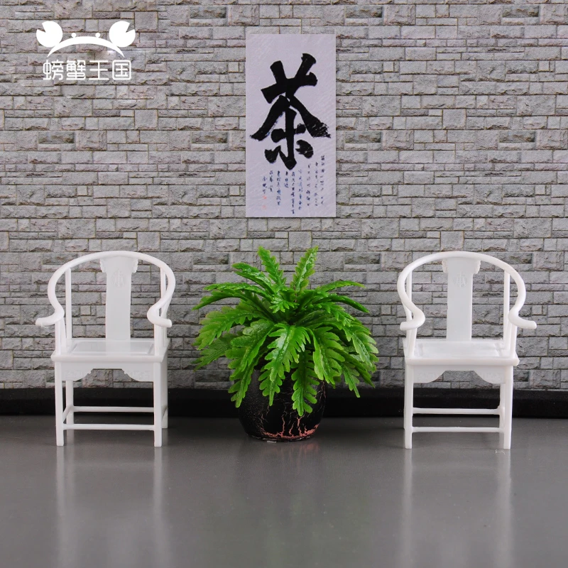 5pcs 1:25 Dollhouse mini Furniture Miniature Doll accessories Chinese Style Plastic Chair Spiral Backrest Chair
5pcs 1:25 Dollhouse mini Furniture Miniature Doll accessories Chinese Style Plastic Chair Spiral Backrest Chair