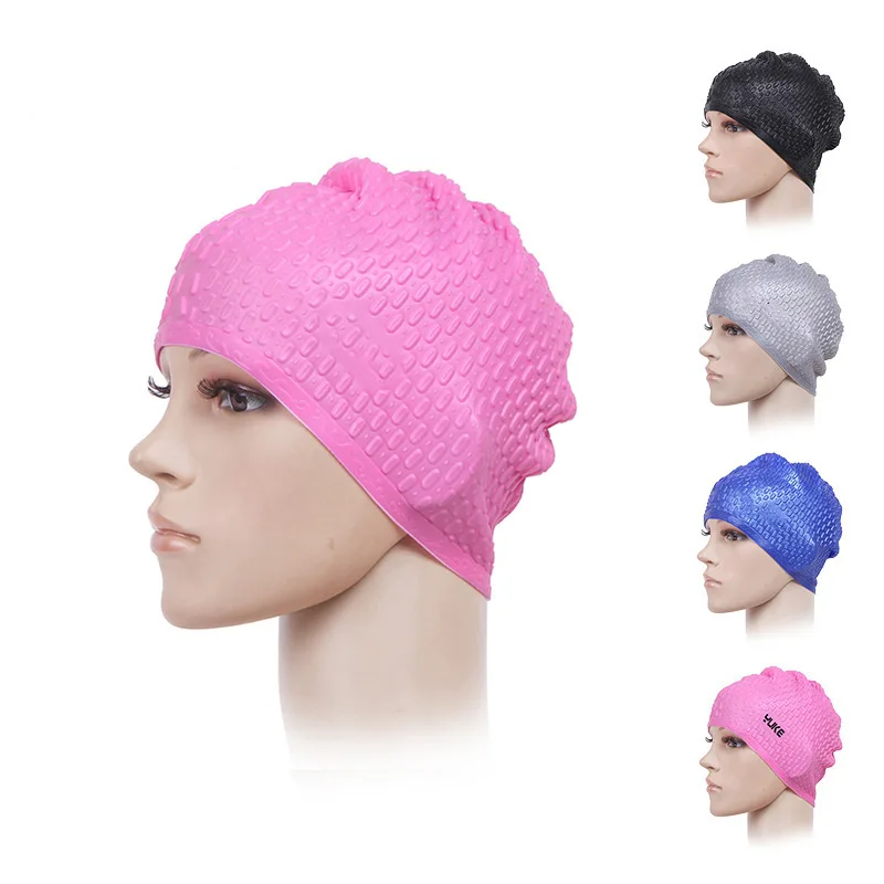 Elastic Silicone Swimming Cap Unisex Long Hair Bubble Caps Protect Ear Wrap Waterproof For Women Men Swim Pool Accessories
Elastic Silicone Swimming Cap Unisex Long Hair Bubble Caps Protect Ear Wrap Waterproof For Women Men Swim Pool Accessories
