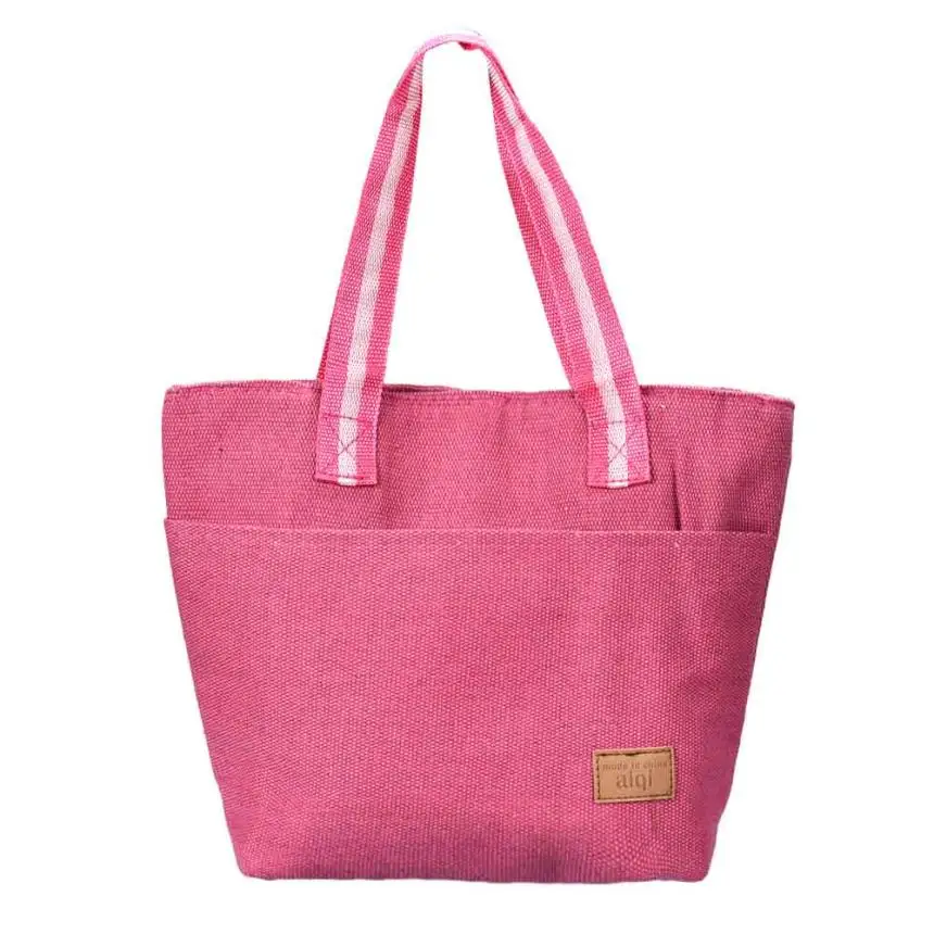 Fashion Canvas Women Handbags Portable Food Bags Lunch Bags Size 31cm*11cm*23cm Convenient Lunch Packet lancheira
Fashion Canvas Women Handbags Portable Food Bags Lunch Bags Size 31cm*11cm*23cm Convenient Lunch Packet lancheira