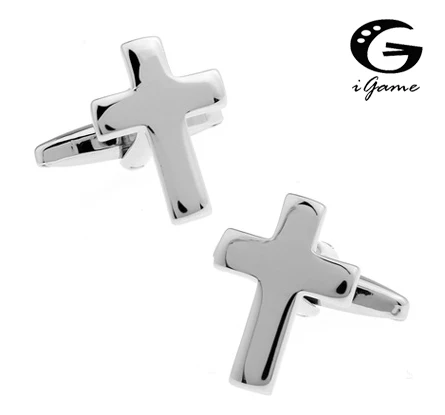 iGame Classic Cuff Links Quality Brass Material Silver Color Cross Design Free Shipping
iGame Classic Cuff Links Quality Brass Material Silver Color Cross Design Free Shipping