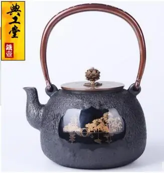 2018 new style 1.2L South China scenery inlaid iron pot manual uncoated cast iron teapot Japanese teapot kettle
2018 new style 1.2L South China scenery inlaid iron pot manual uncoated cast iron teapot Japanese teapot kettle
