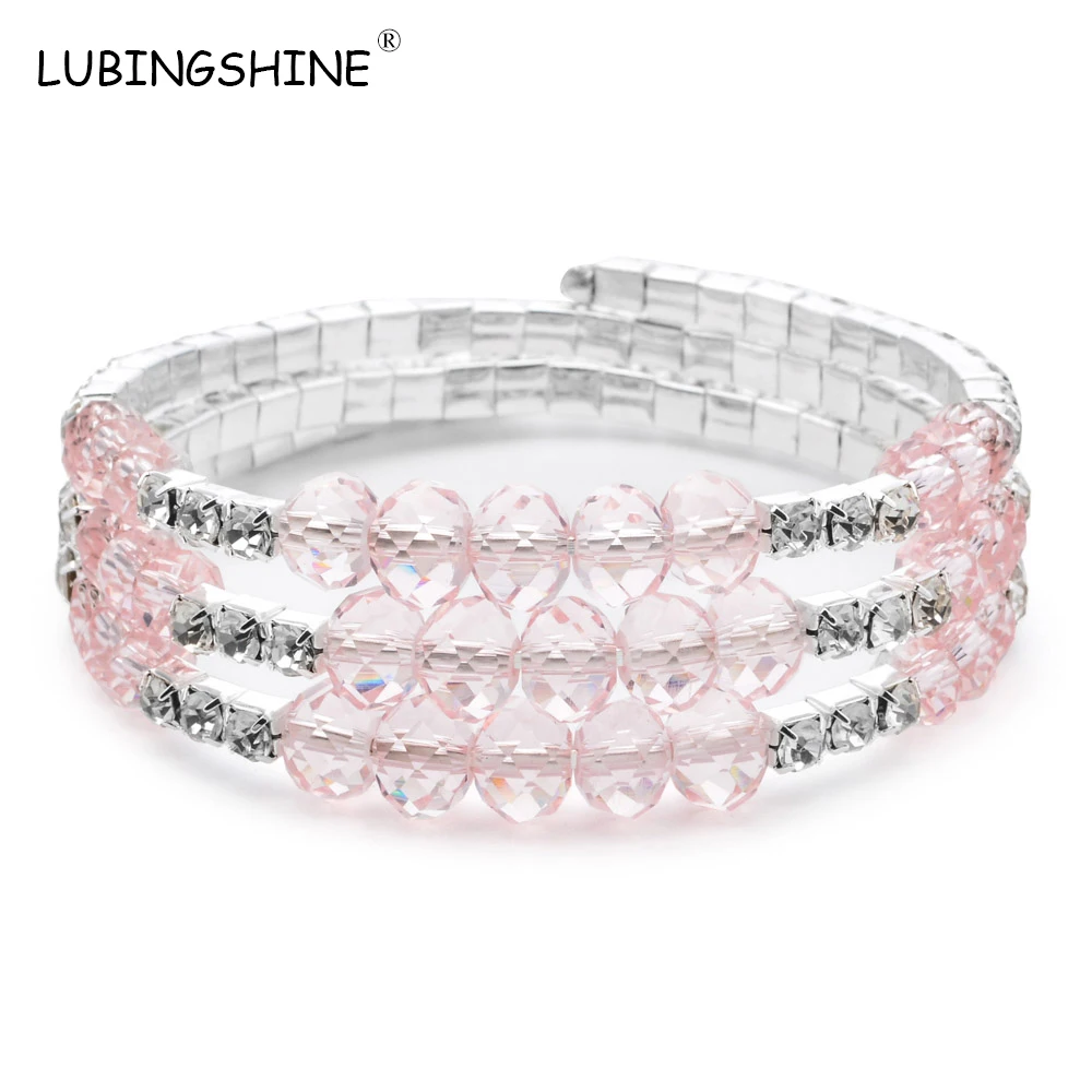 LUBINGSHINE Multilayer Crystal Inlay Adjustable Stretch Bracelets&Bangles Charm Wrist Chain For Woman Fashion Pulseras JJA B1375
LUBINGSHINE Multilayer Crystal Inlay Adjustable Stretch Bracelets&Bangles Charm Wrist Chain For Woman Fashion Pulseras JJA B1375