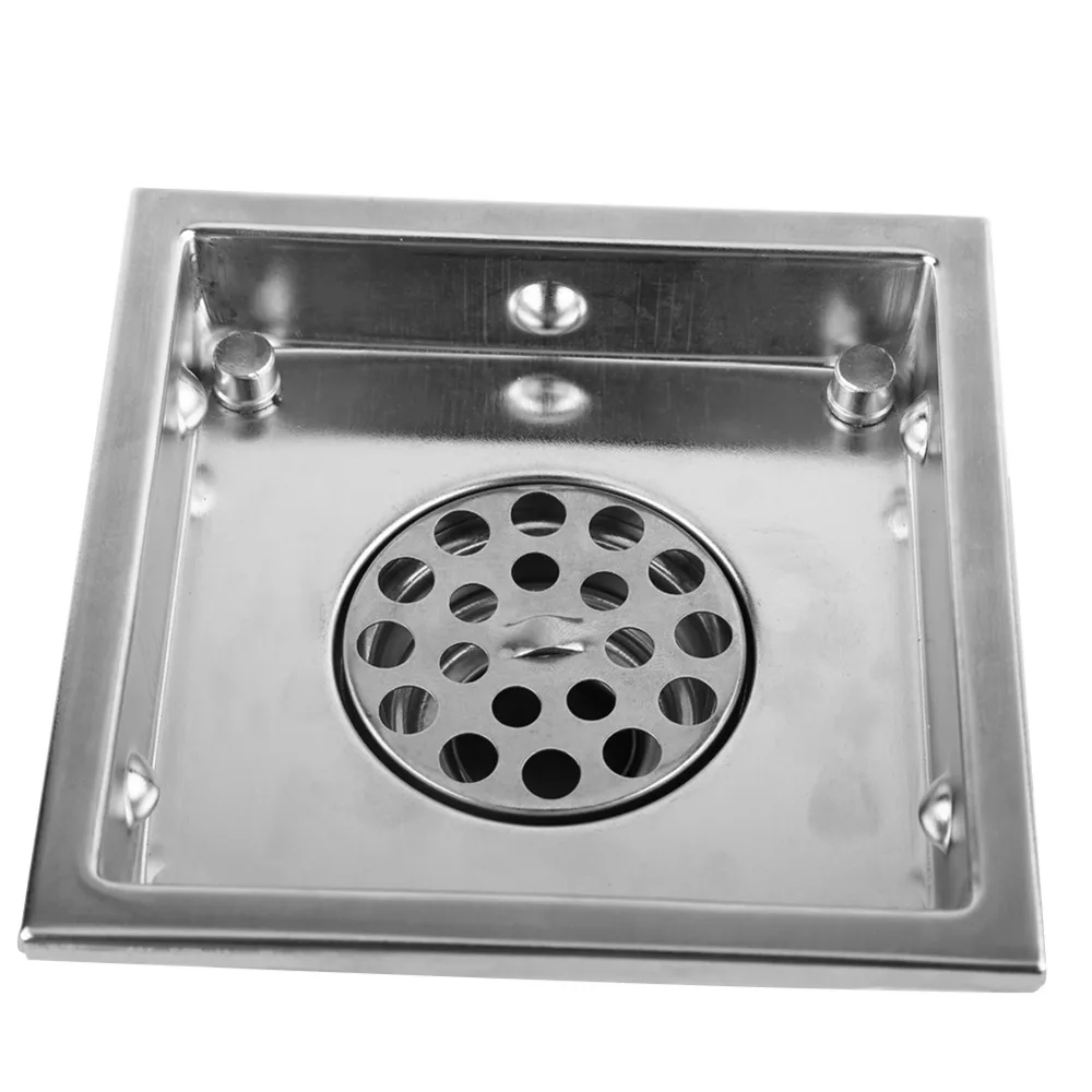 1 Pcs Square Type 304 Stainless Steel 110 X 110mm Bathroom Shower Tile Insert Shower Floor Drain Strainer
1 Pcs Square Type 304 Stainless Steel 110 X 110mm Bathroom Shower Tile Insert Shower Floor Drain Strainer
