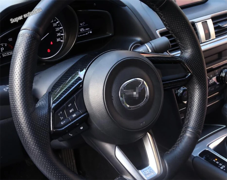 Lapetus Accessories Interior Car Steering Wheel Frame Cover Trim Matte / Carbon Fiber ABS Fit For Mazda CX-9 CX9 2017 2018 2019
Lapetus Accessories Interior Car Steering Wheel Frame Cover Trim Matte / Carbon Fiber ABS Fit For Mazda CX-9 CX9 2017 2018 2019
