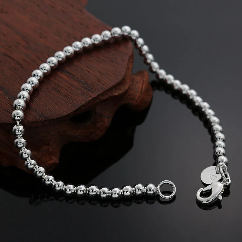 Beautiful fashion Elegant Gold color silver color 4MM beads chain women lady cute Bracelet high quality Gorgeous jewelry H198
Beautiful fashion Elegant Gold color silver color 4MM beads chain women lady cute Bracelet high quality Gorgeous jewelry H198