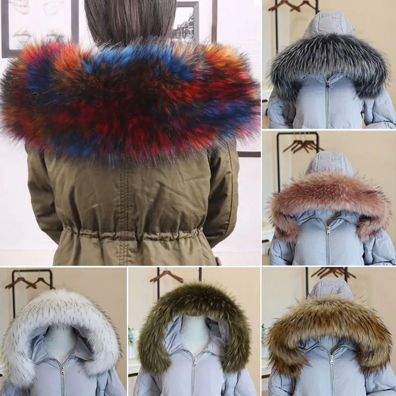 Autumn and Winter Women's Big Faux Fur Scarf Lady's Thicken Thermal Warm Winter Scarf lady's Big Fur Hooded Scarf Collar 7G0320
Autumn and Winter Women's Big Faux Fur Scarf Lady's Thicken Thermal Warm Winter Scarf lady's Big Fur Hooded Scarf Collar 7G0320