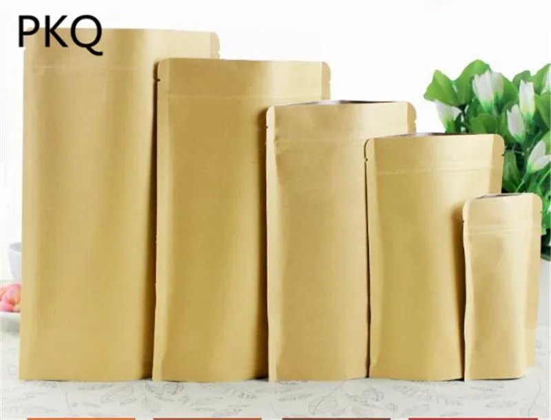 50pcs High Quality Multi Sizes Zip Lock Storage Bag Herb Coffee Tea Retail Bag Reclosable Kraft Paper Stand Up Pouches
50pcs High Quality Multi Sizes Zip Lock Storage Bag Herb Coffee Tea Retail Bag Reclosable Kraft Paper Stand Up Pouches