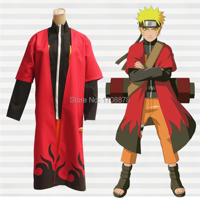 Anime Naruto Shippuden Cosplay Costume Uzumaki Unisex Sage Red Cloak Cape Long Robe Dust Coat Size S M L XL XXL
Anime Naruto Shippuden Cosplay Costume Uzumaki Unisex Sage Red Cloak Cape Long Robe Dust Coat Size S M L XL XXL