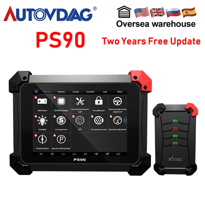 Original XTOOL PS90 Key Programmer Reset ECM Reset immobilizer EPS Car OBD2 Diagnosis Tool 2 Years Online Update Code Reader
Original XTOOL PS90 Key Programmer Reset ECM Reset immobilizer EPS Car OBD2 Diagnosis Tool 2 Years Online Update Code Reader