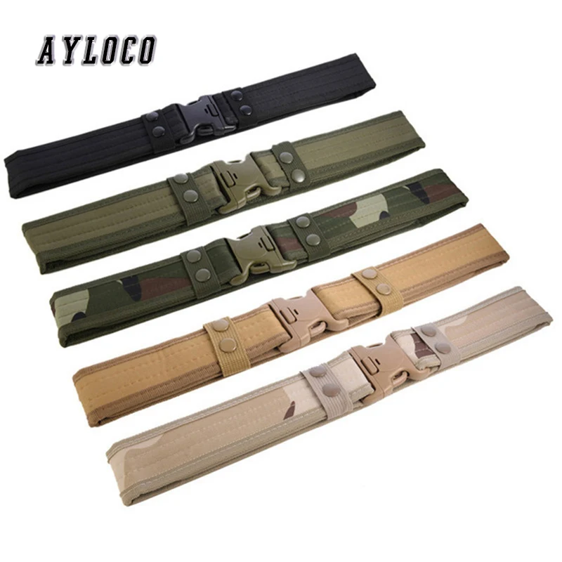 Airsoft Military Tactical Belt Unisex Durable Canvas Material Camo Hunting Army Outdoor Utility Adjustable Waistband
Airsoft Military Tactical Belt Unisex Durable Canvas Material Camo Hunting Army Outdoor Utility Adjustable Waistband