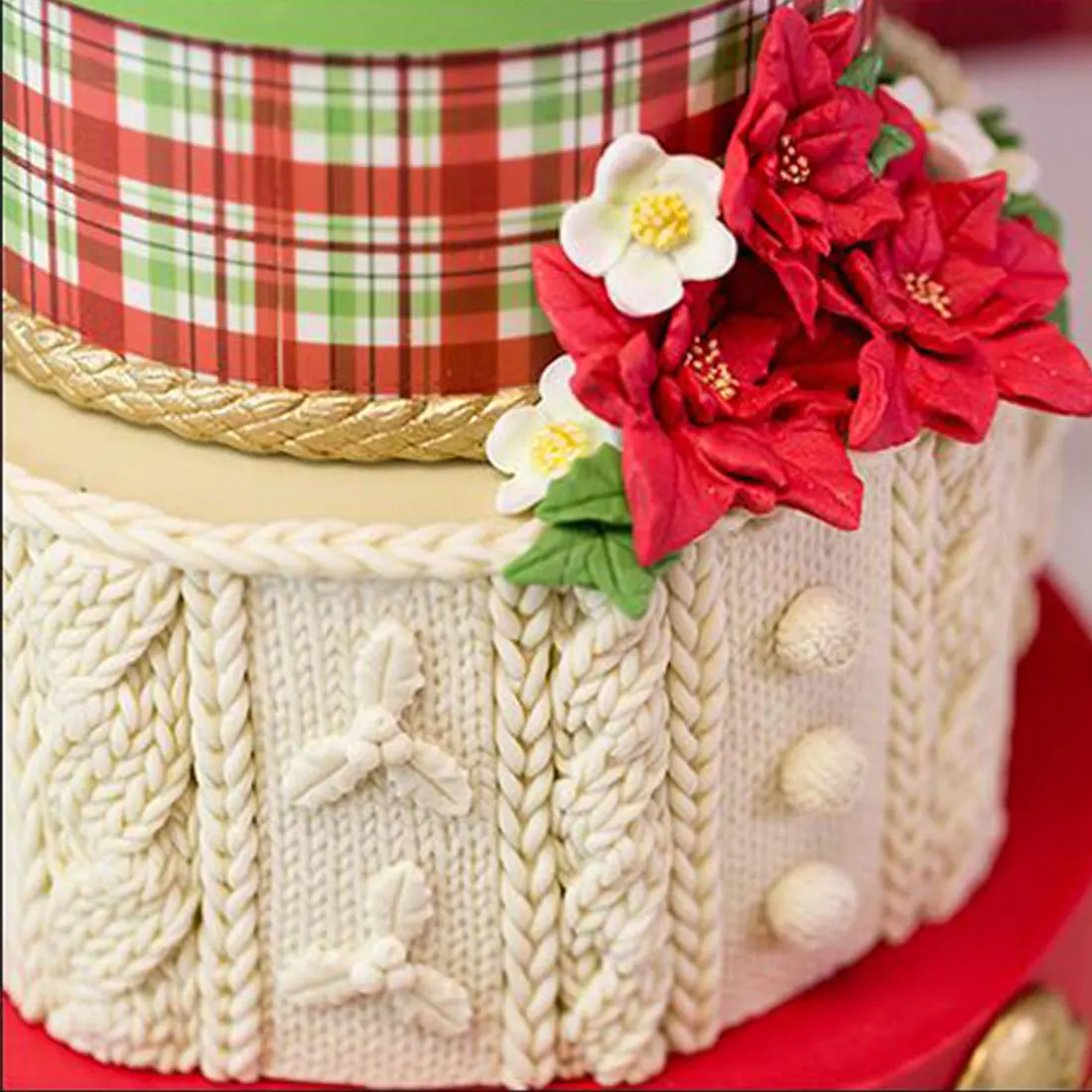 New 3D Knitting Texture Silicone Mold Christmas Cake Border Fondant Molds Cake Decorating Tools Chocolate Gumpaste Mould
New 3D Knitting Texture Silicone Mold Christmas Cake Border Fondant Molds Cake Decorating Tools Chocolate Gumpaste Mould