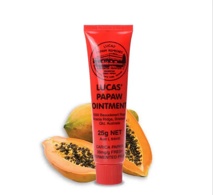 Australia Original 25g Lucas Papaw Ointment Cracked Lips Gravel Rash Nappy Rash Paw Paw Beauty&Health Care Free
Australia Original 25g Lucas Papaw Ointment Cracked Lips Gravel Rash Nappy Rash Paw Paw Beauty&Health Care Free