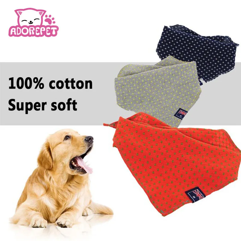 Cotton Small big dog cat pet Neckerchief collar Scarf dog Bib Bandana Accessories dog puppy collar golden retriever dog collar
Cotton Small big dog cat pet Neckerchief collar Scarf dog Bib Bandana Accessories dog puppy collar golden retriever dog collar