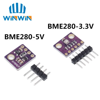 BME280 3.3V 5V Digital Sensor Temperature Humidity Barometric Pressure Sensor Module I2C SPI 1.8-5V BME280 sensor module
BME280 3.3V 5V Digital Sensor Temperature Humidity Barometric Pressure Sensor Module I2C SPI 1.8-5V BME280 sensor module