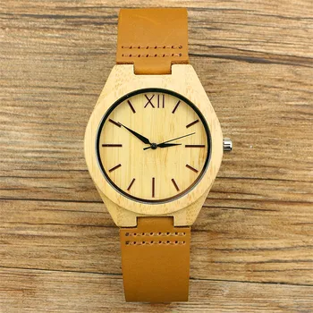 new fashion high quality handmade Men Women Bamboo Quartz Watches With Scale Soft Leather Straps simple dial unisex gift clock
new fashion high quality handmade Men Women Bamboo Quartz Watches With Scale Soft Leather Straps simple dial unisex gift clock