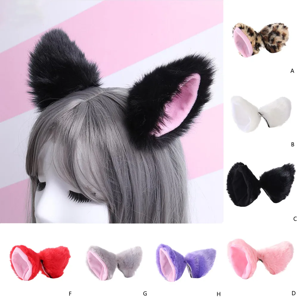 korean style Women Headbands Fox Ear accessories Headband Hair Clip Plush Cat Ears Hair scrunchie Clip bandeau femme cheveux
korean style Women Headbands Fox Ear accessories Headband Hair Clip Plush Cat Ears Hair scrunchie Clip bandeau femme cheveux