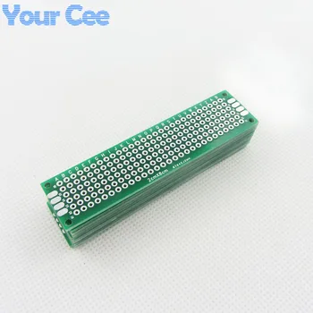 10 pcs 2X8cm DIY Prototype Printed Circuit Board Paper PCB Universal Circuit Board Double Side Board 1.6mm 2.54mm Glass Fiber
10 pcs 2X8cm DIY Prototype Printed Circuit Board Paper PCB Universal Circuit Board Double Side Board 1.6mm 2.54mm Glass Fiber